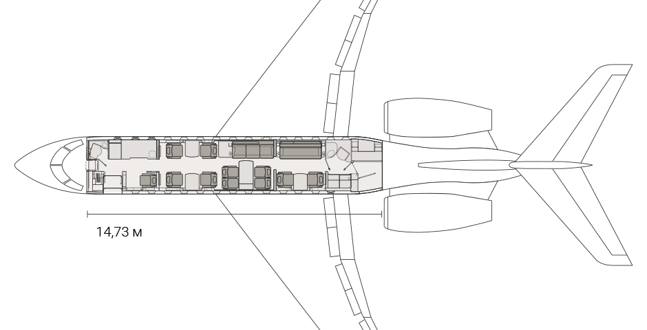 volo privato sul Bombardier Global 6000